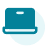 blue laptop icon